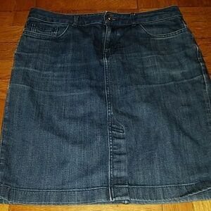 Denim Pencil skirt